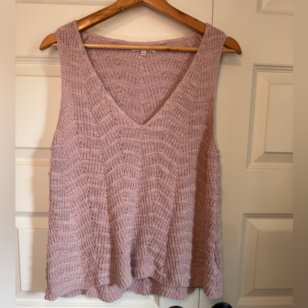 Madewell Mauve Knit Tank Top